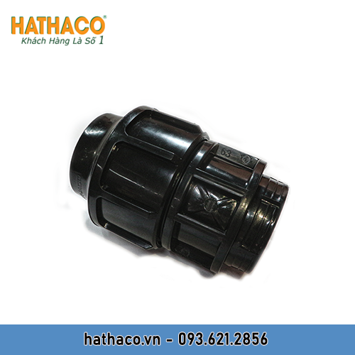 Măng Sông 90 Ren Trong 90 (ren 3") HATHACO Nối Ống HDPE