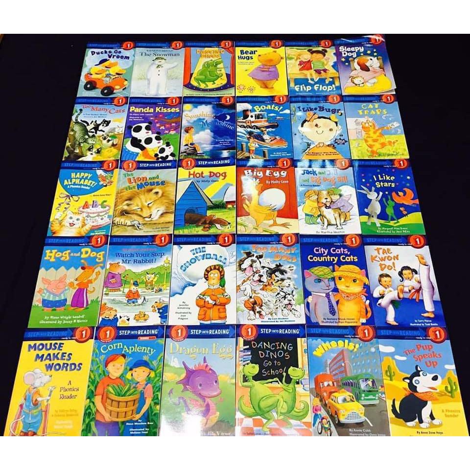 Bộ nhập 35q mới nhất - Step into reading 1 + File Mp3