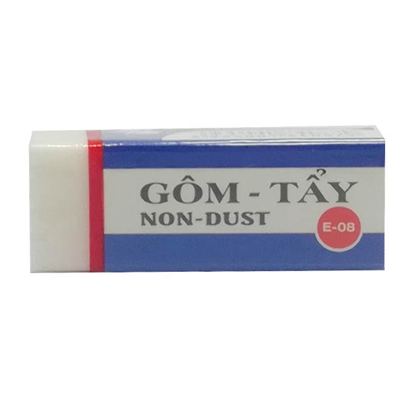 Combo 5 Cục Gôm tẩy Thiên Long E-08 mềm dẻo, không mùi