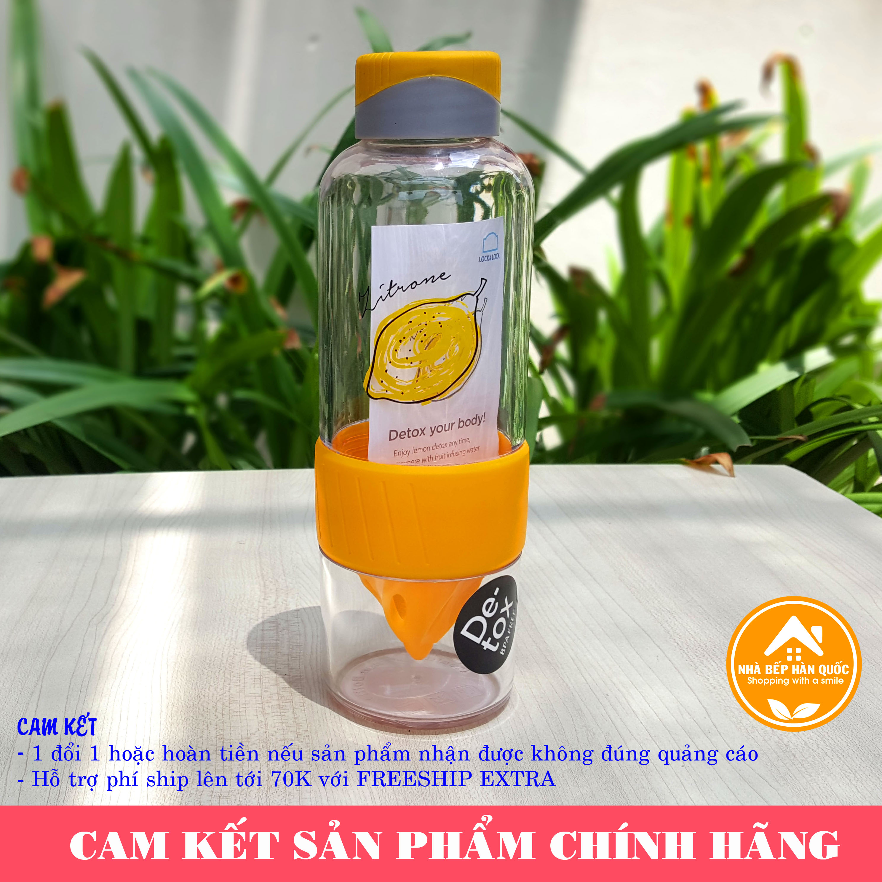 Bình nước, bình đựng nước Lock&Lock dung tích 520ml ABF659 [Chính hãng]