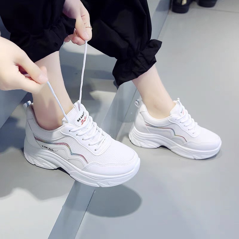 Giày thể thao Snaker AAKO Đế Độn Kiểu Dáng Cá Tính