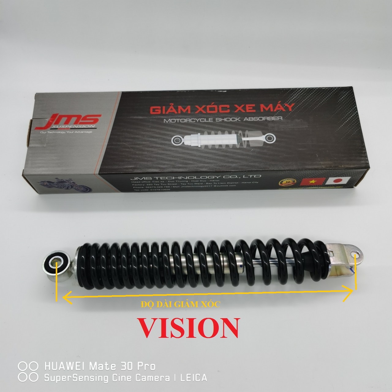 Phuộc nhún giảm xóc xe máy vision jms