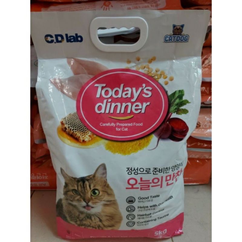 Thức ăn cho mèo Today’s Dinner 5kg