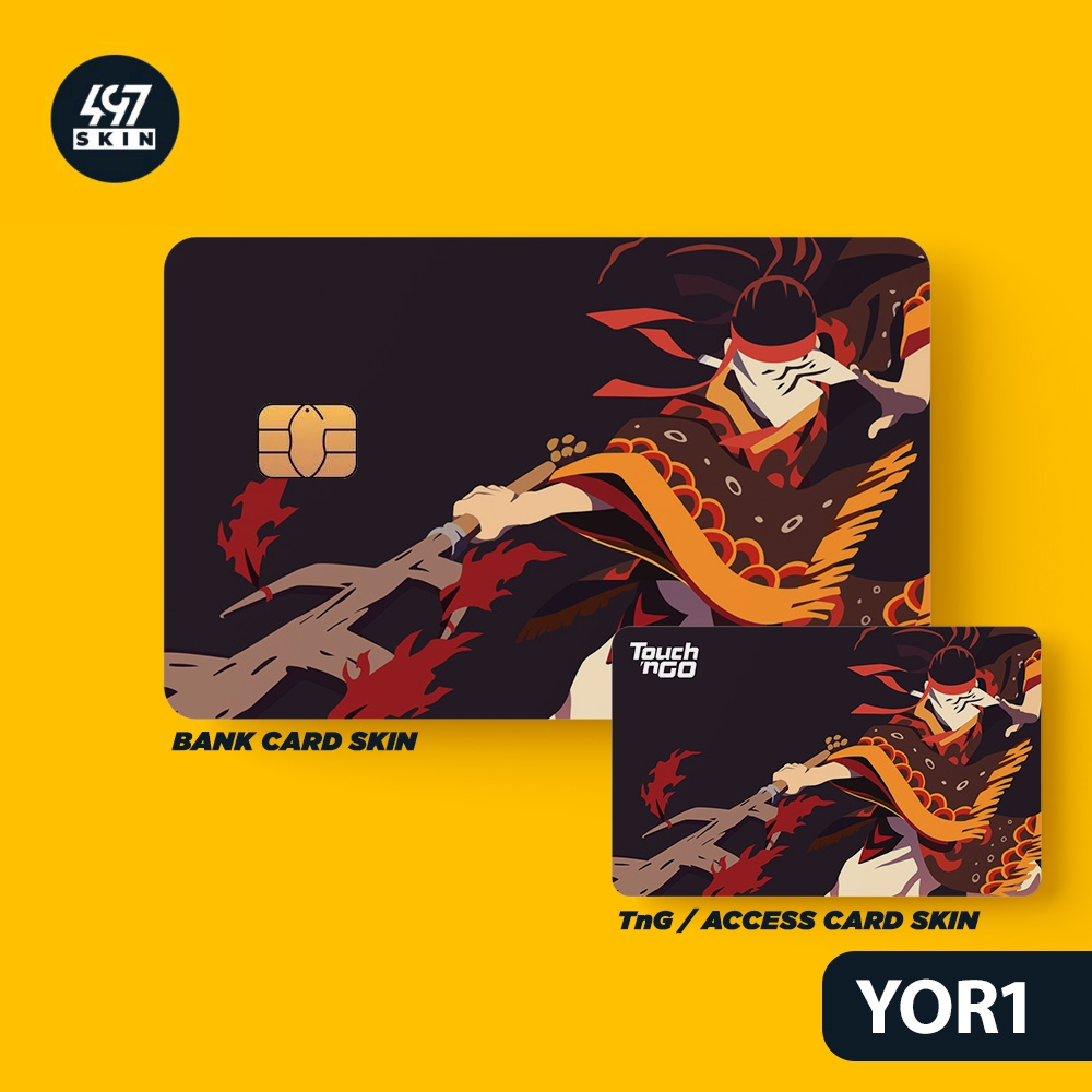 HK Studio Card Sticker with Anime Eyes | Vinyl Sticker for Transportation,  Key Card, Debit Card, Credit Card Skin | Covering Personalizing Bank Card |  No Bubble, Slim, Waterproof Card Cover :