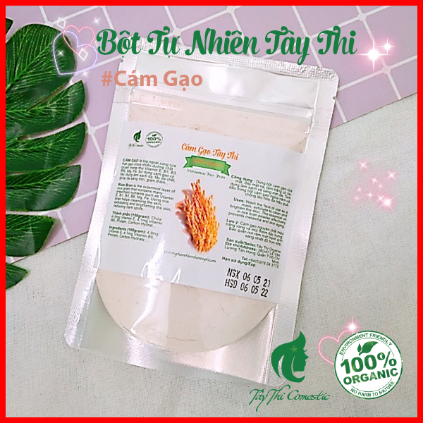 [HCM]Bột Cám Gạo Nguyên Chất Gói 100 gram