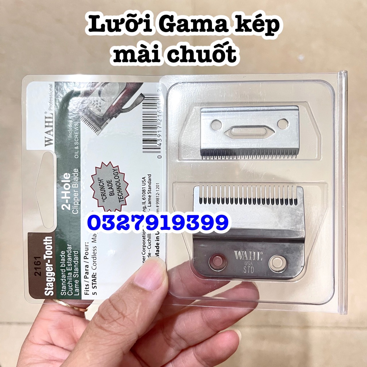 Lưỡi tông đơ - bộ lưỡi kép thay tông đơ F52