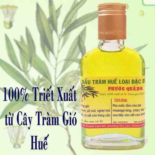 Tinh dầu tràm Phước quảng Huế hàng chuẩn Huế lọ 100ml