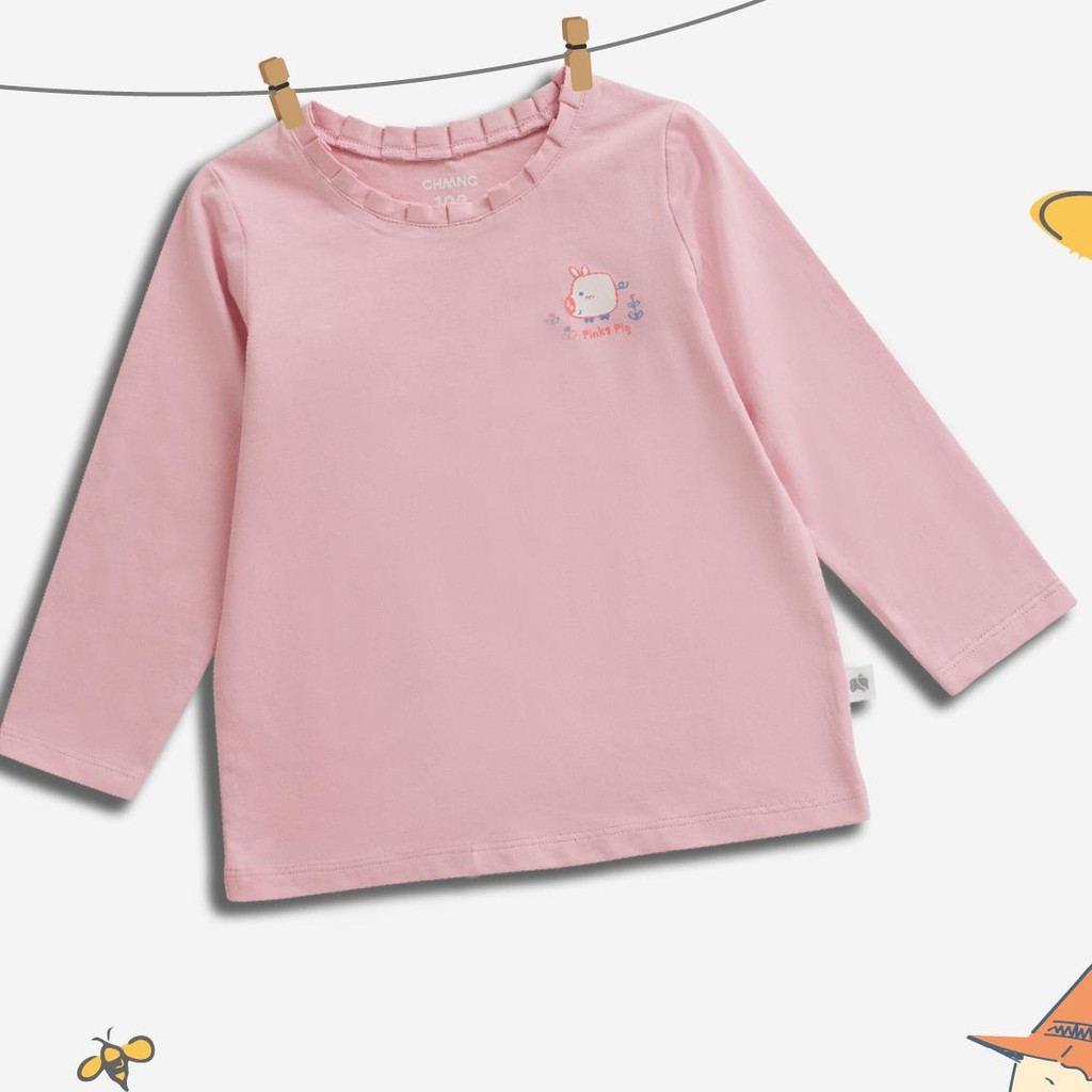 [CHỈ 21-24.06-Nhập mã LAZADAFASHION2 giảm 20% đơn từ 199k] Áo Cổ Bèo Garden Hồng Chaang
