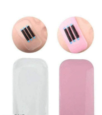 Silicon hồng nối mi silicon trắng nối mi