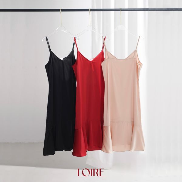 Váy Lụa 2 Dây Đuôi Cá Loirechic VNS04