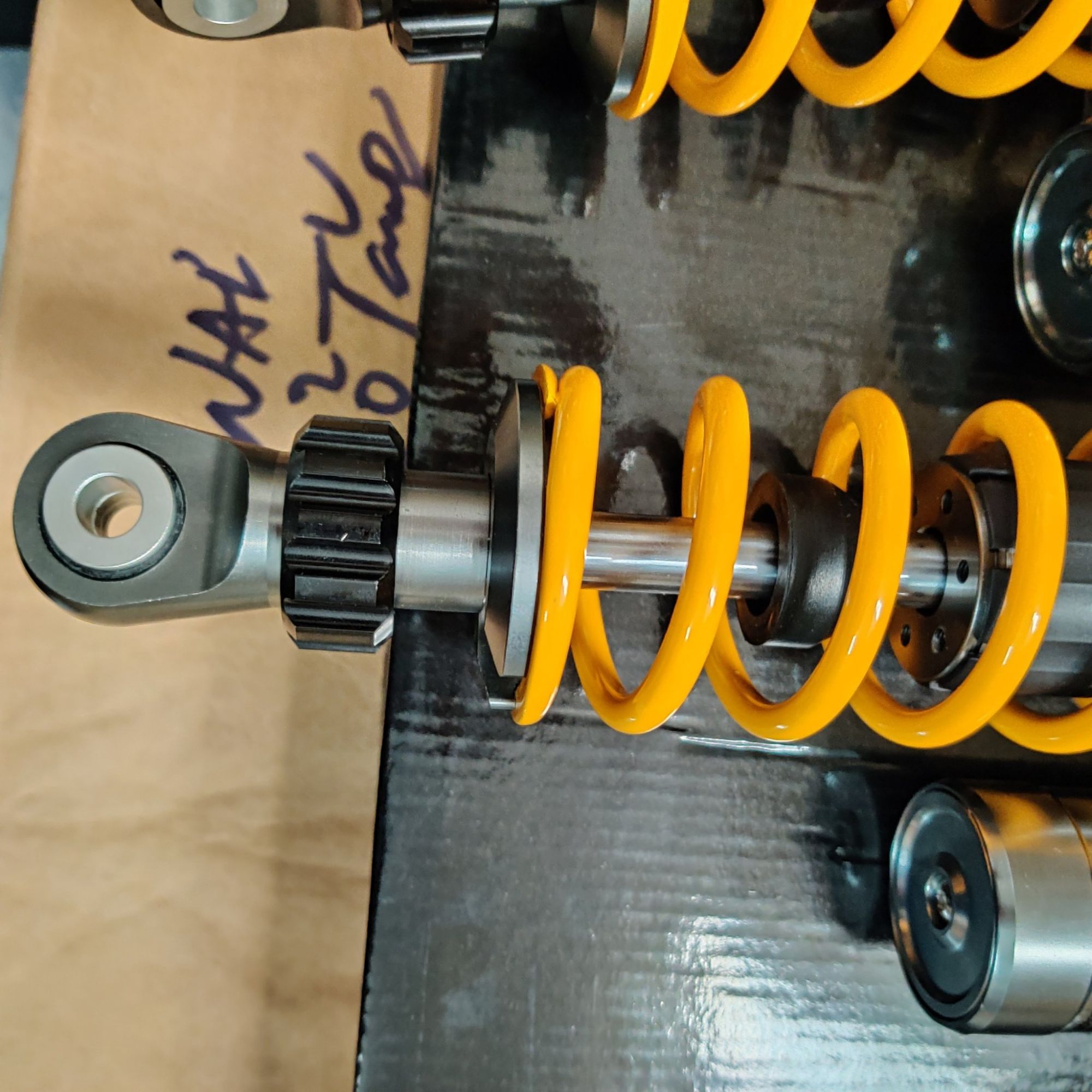 phuộc ohlins dream wave bình dầu xám gắn dream wave cup RS Ma