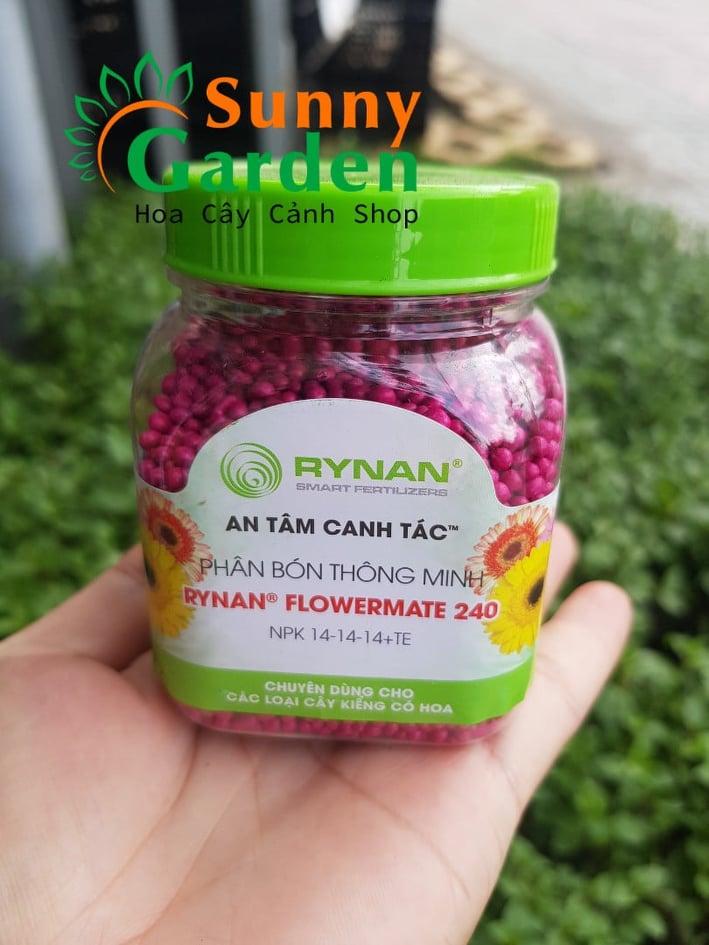 PHÂN BÓN THÔNG MINH (150gram) - RYNAN FLOWERMATE 240(NPK 14-14-14+TE)