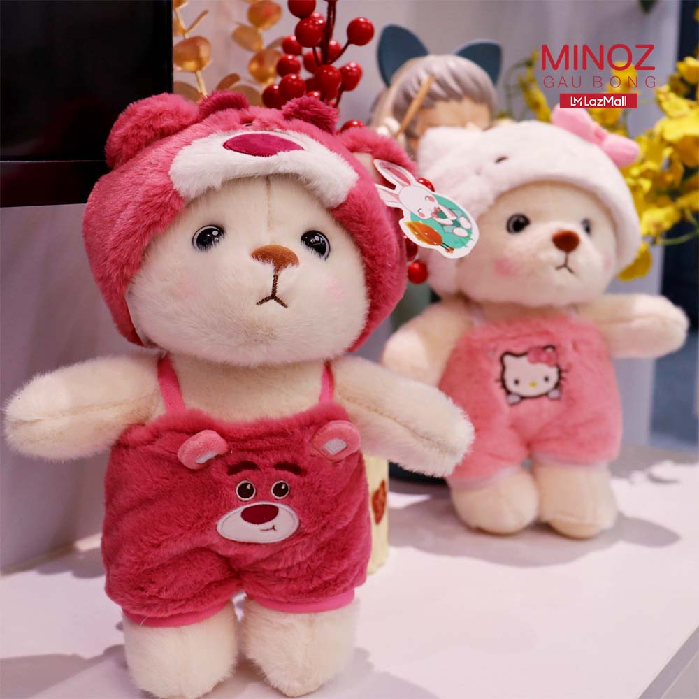 ấu bông Lena mặc đồ Cosplay Gấu dâu