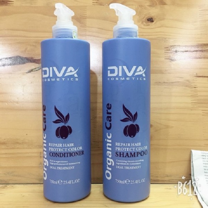 CẶP DẦU GỘI DIVA XANH