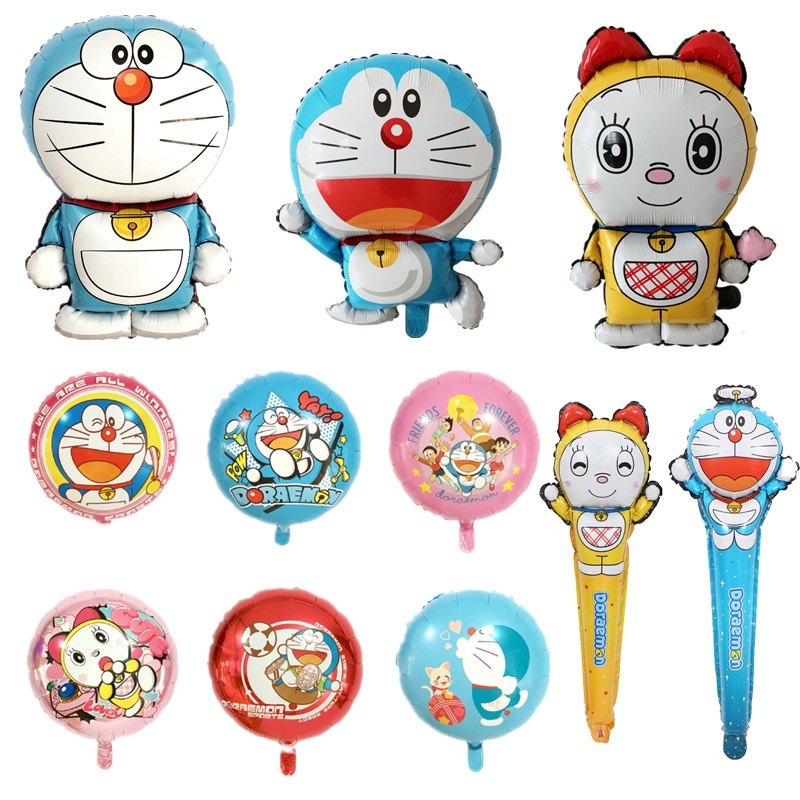 [HCM]Bong Bóng Doremon Doraemon Doremi size đại trang trí tiệc Sinh Nhật