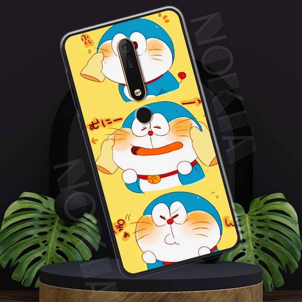 Ốp lưng Nokia 6.1, Nokia 6 (2018) mẫu BST Doraemon. One Piece, Dragon ball