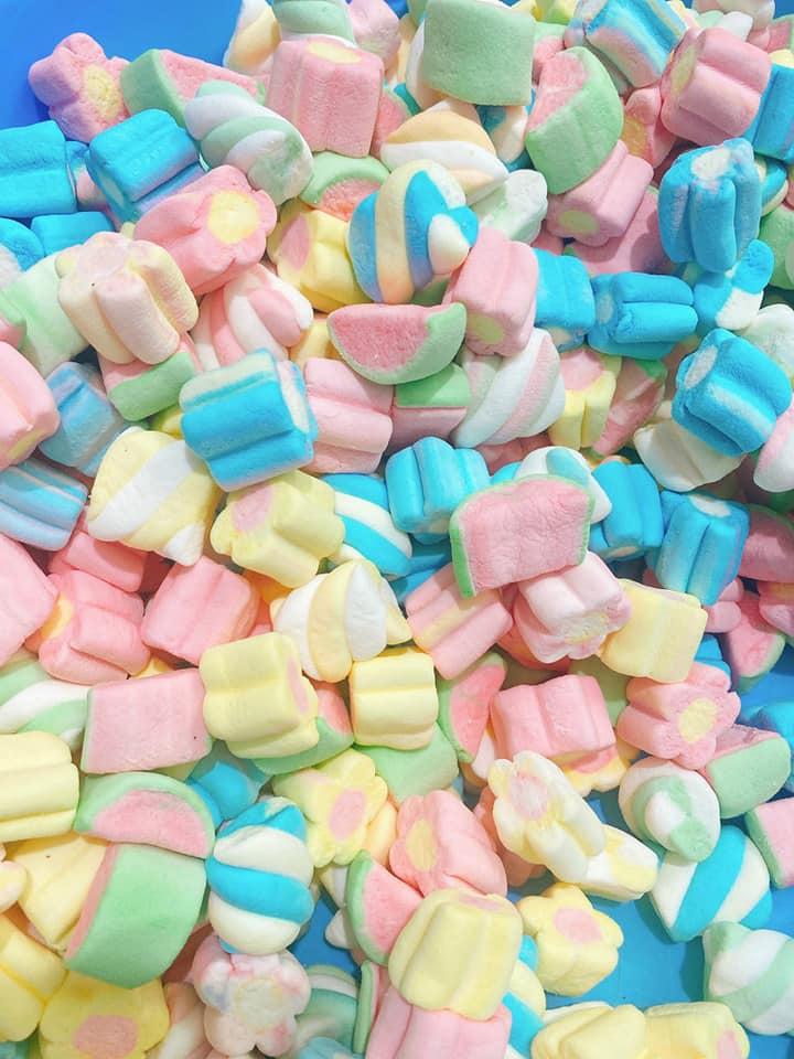 kẹo bông xốp - hũ 250g