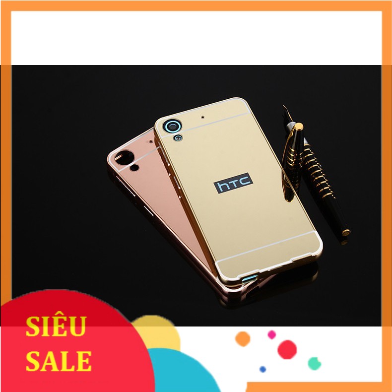 Ốp lưng HTC Desire 626 tráng gương viền kim loại