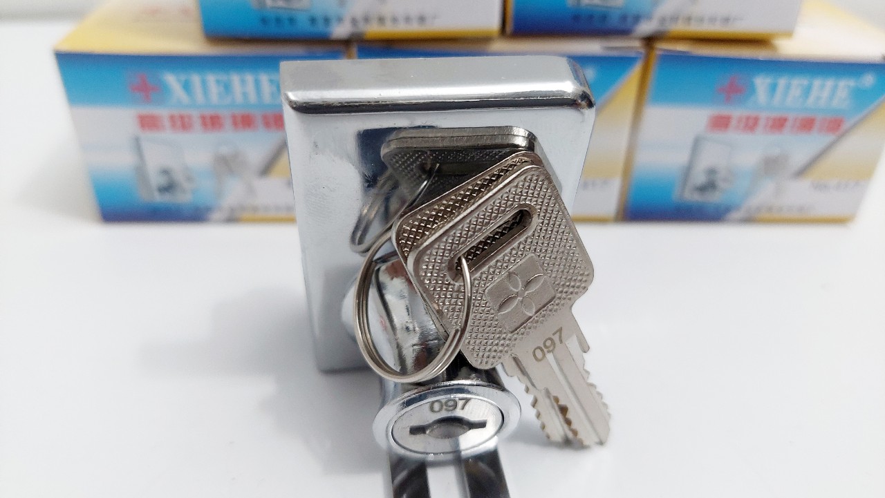 [Giá hủy diệt] [Ảnh thật] Khóa tủ kính 2 cánh XIEHE