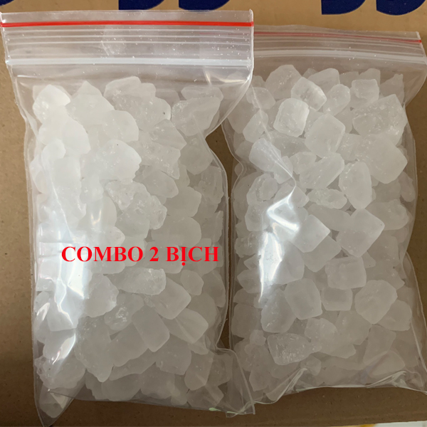 Combo 2 gói đường phèn sạch túi zip tiện dụng 150g/gói