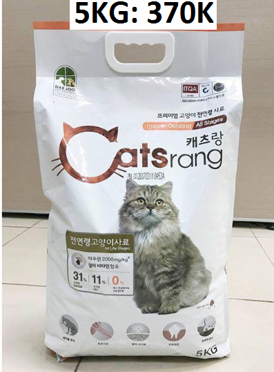 Thức ăn Hạt Cho Mèo Catsrang 5KG