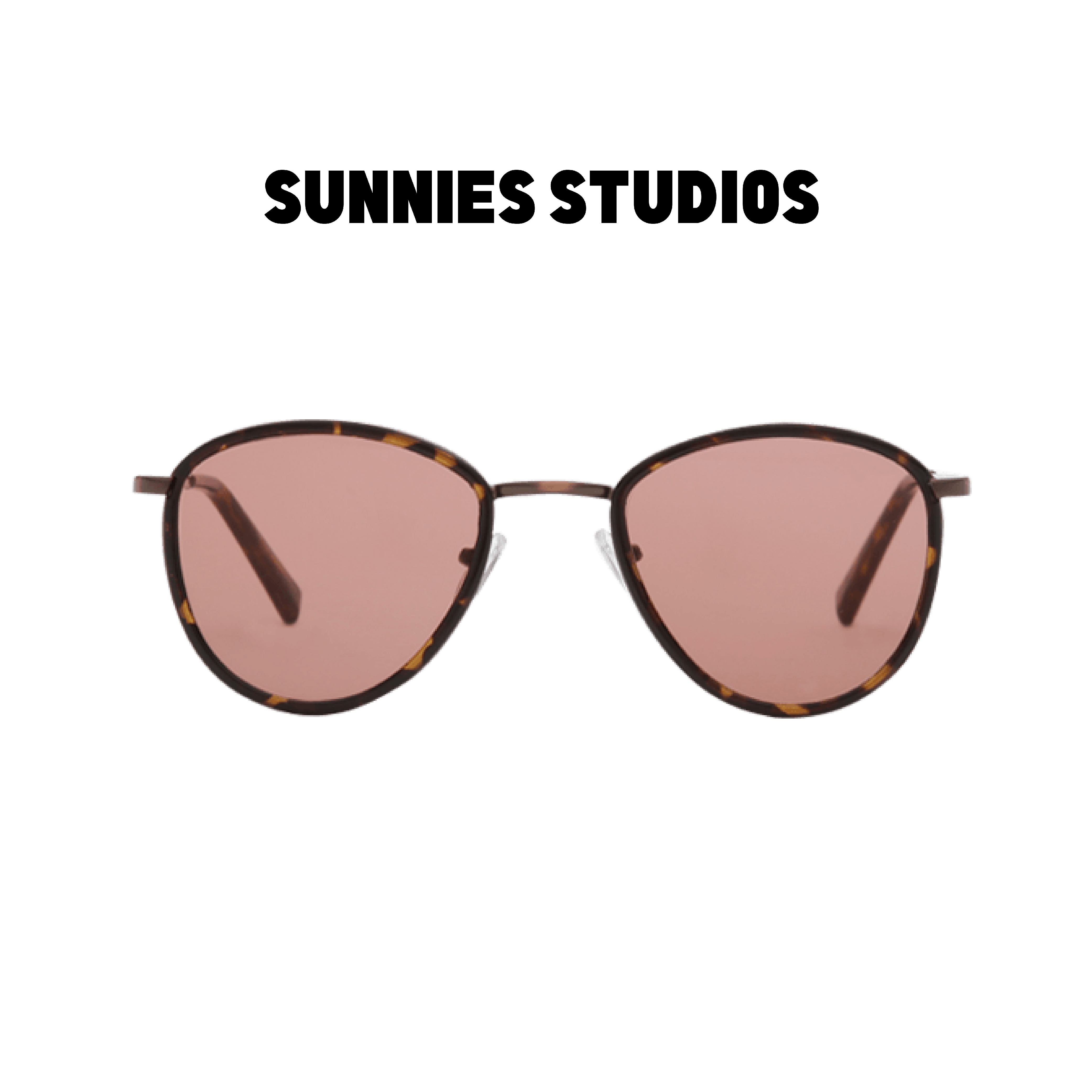 Kính mát Sunnies Studios Gọng Tròn Dallas in Currant