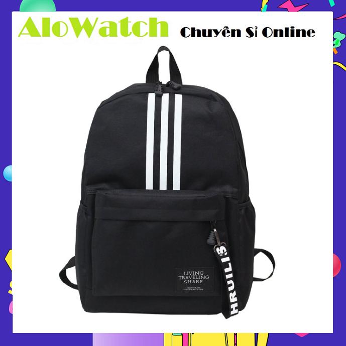 [Bán Sỉ] Balo 3 Sọc Đứng Phong Cách Hàn Quốc  AloWatch