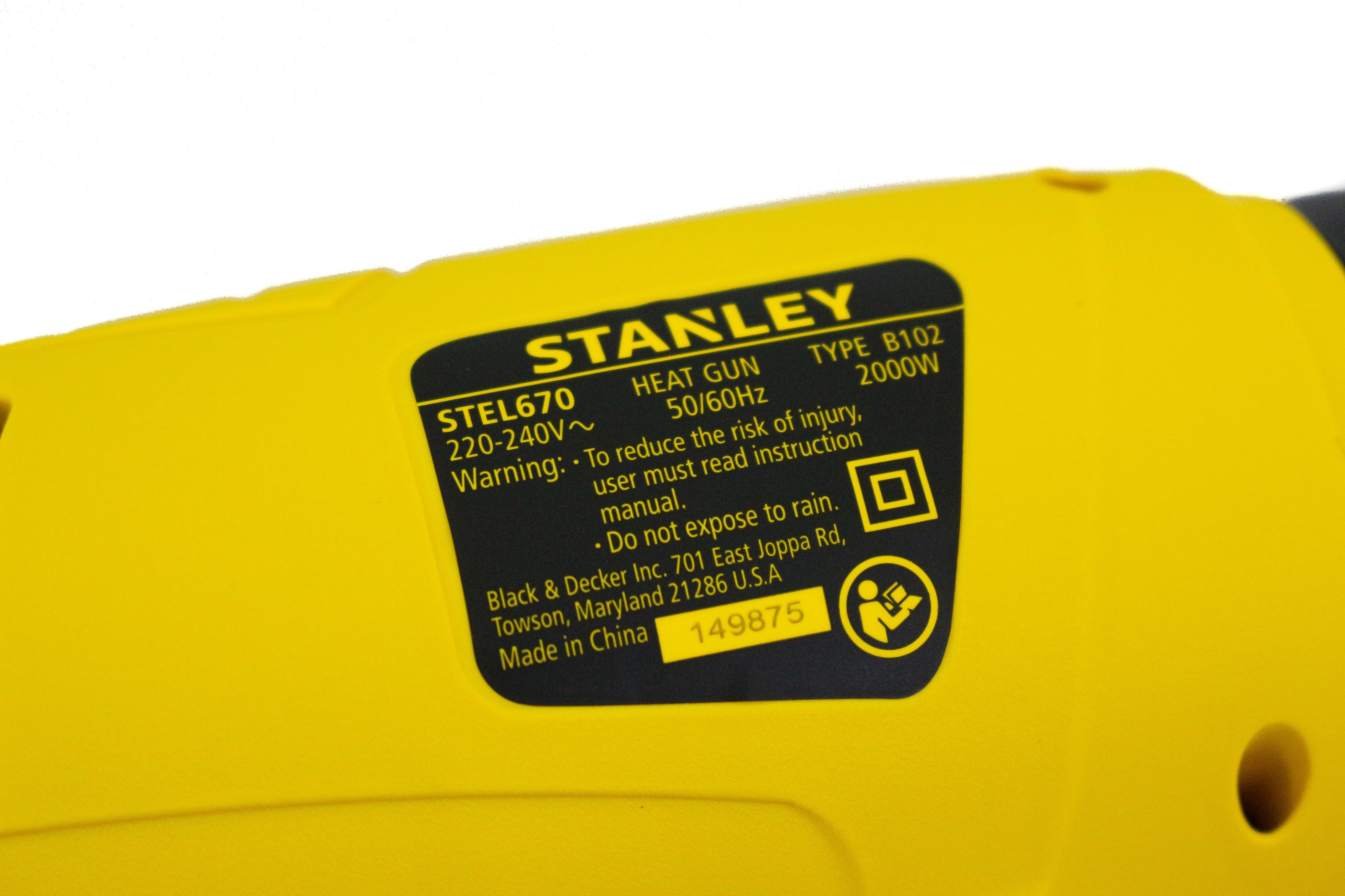 Máy thổi hơi cầm tay 2000W Stanley STEL670- B1