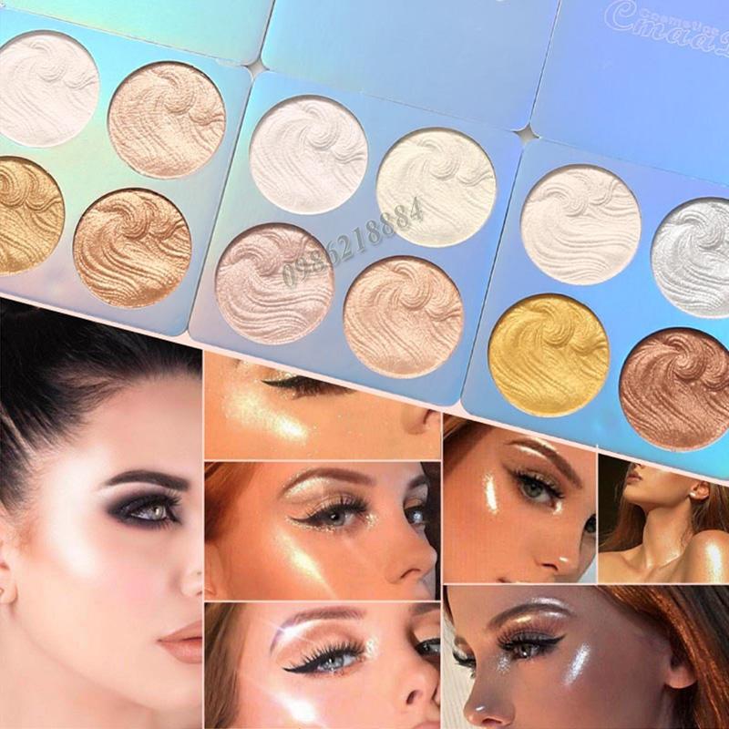 Phấn bắt sáng CmaaDu bảng 4 ô màu HLC31