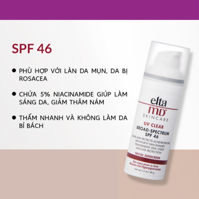 Kem Chống Nắng Elta MD UV Clear Broad-Spectrum SPF 46