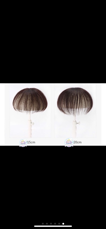 Tóc giả che hói, che bạc đỉnh đầu 15cm
