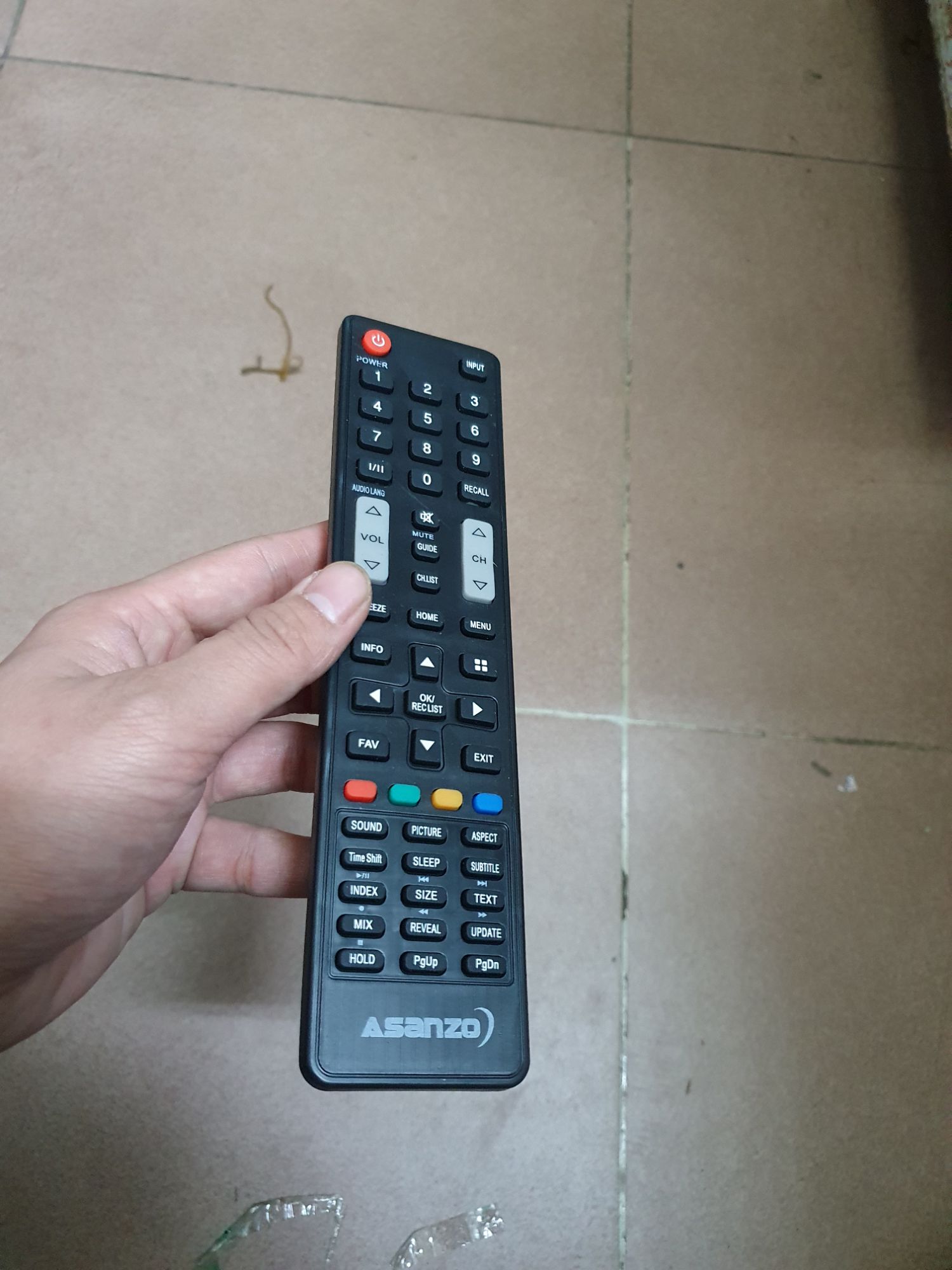remote ti vi asanzo smart ghi