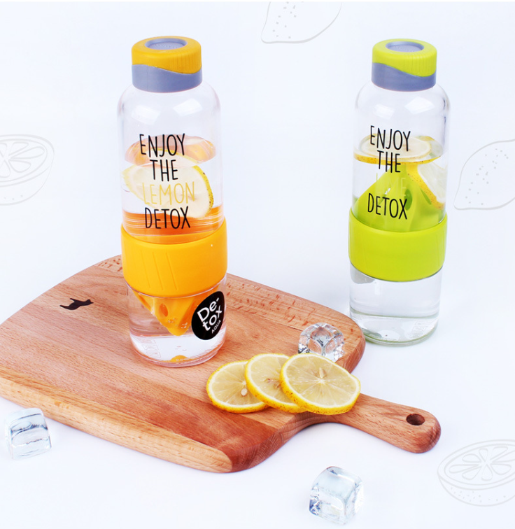 Bình Nước Detox Nhựa Tritan Lock&Lock 570ml ABF659
