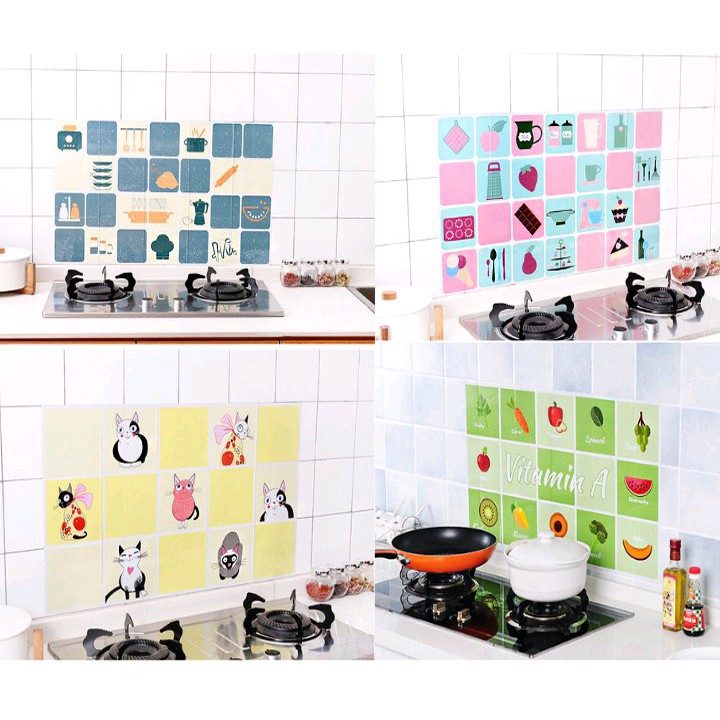 Giấy Dán Tường Chịu Nhiệt cỡ 60cm x100cm.