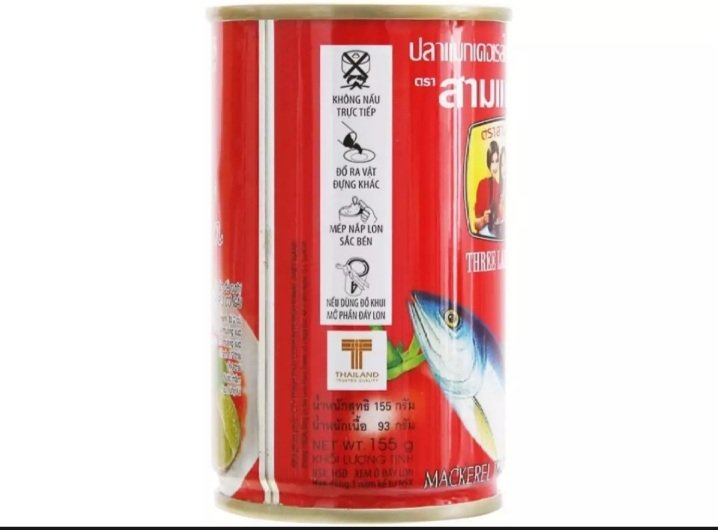 Lốc 5 Hộp Cá 3 Cô Gái THÁI LAN 155GR