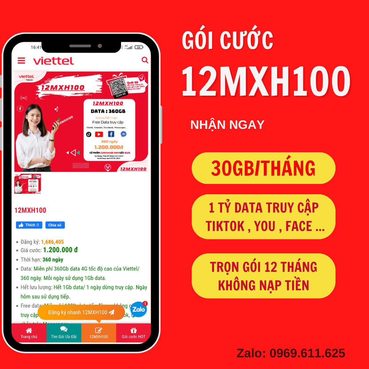 Sim viettel 4g 12mxh100 - không giới hạn data truy cập mạng sử dụng 1 năm không cần nạp tiền . freeship - chưa kích hoạt.