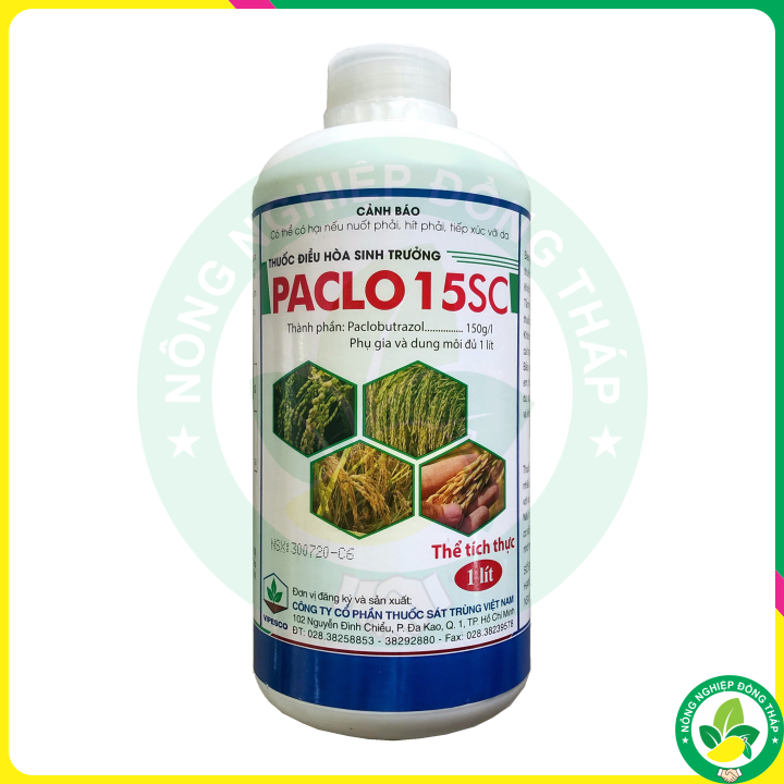 Điều Hòa Sinh Trưởng PACLO 15SC (chai 1 lít)