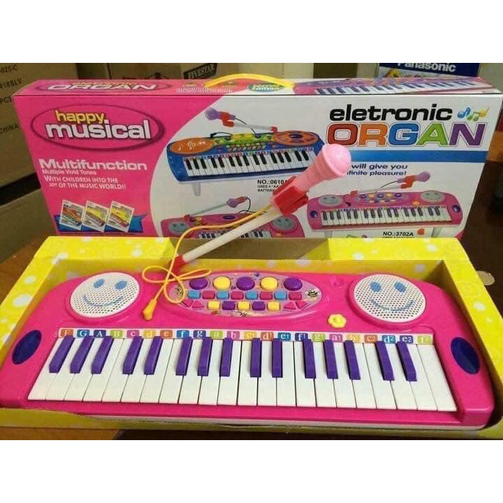 Đàn organ kèm mic cho bé cho bé ca hát vui nghịch