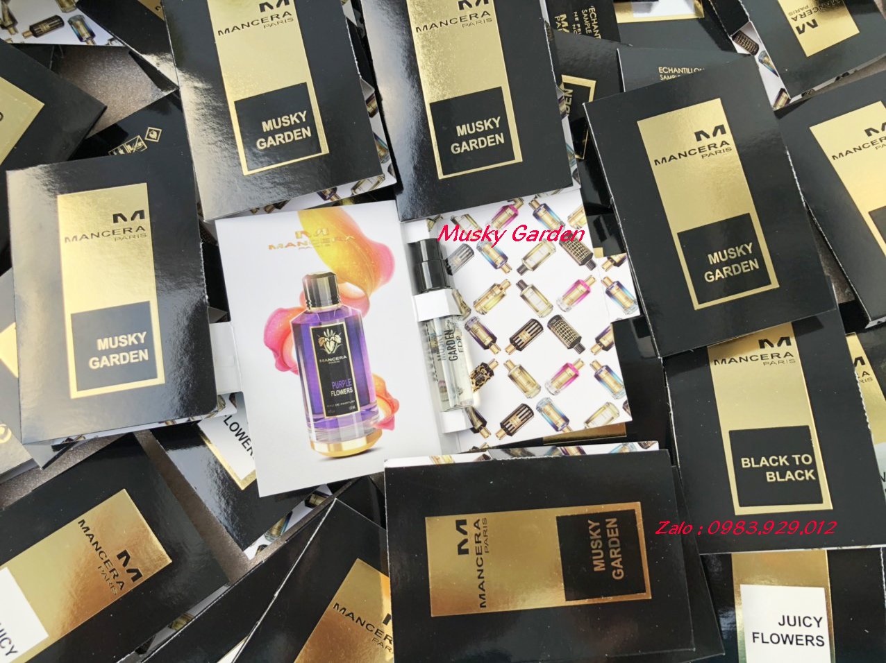 Mẫu thử Vial nước hoa Mancera Paris các mùi