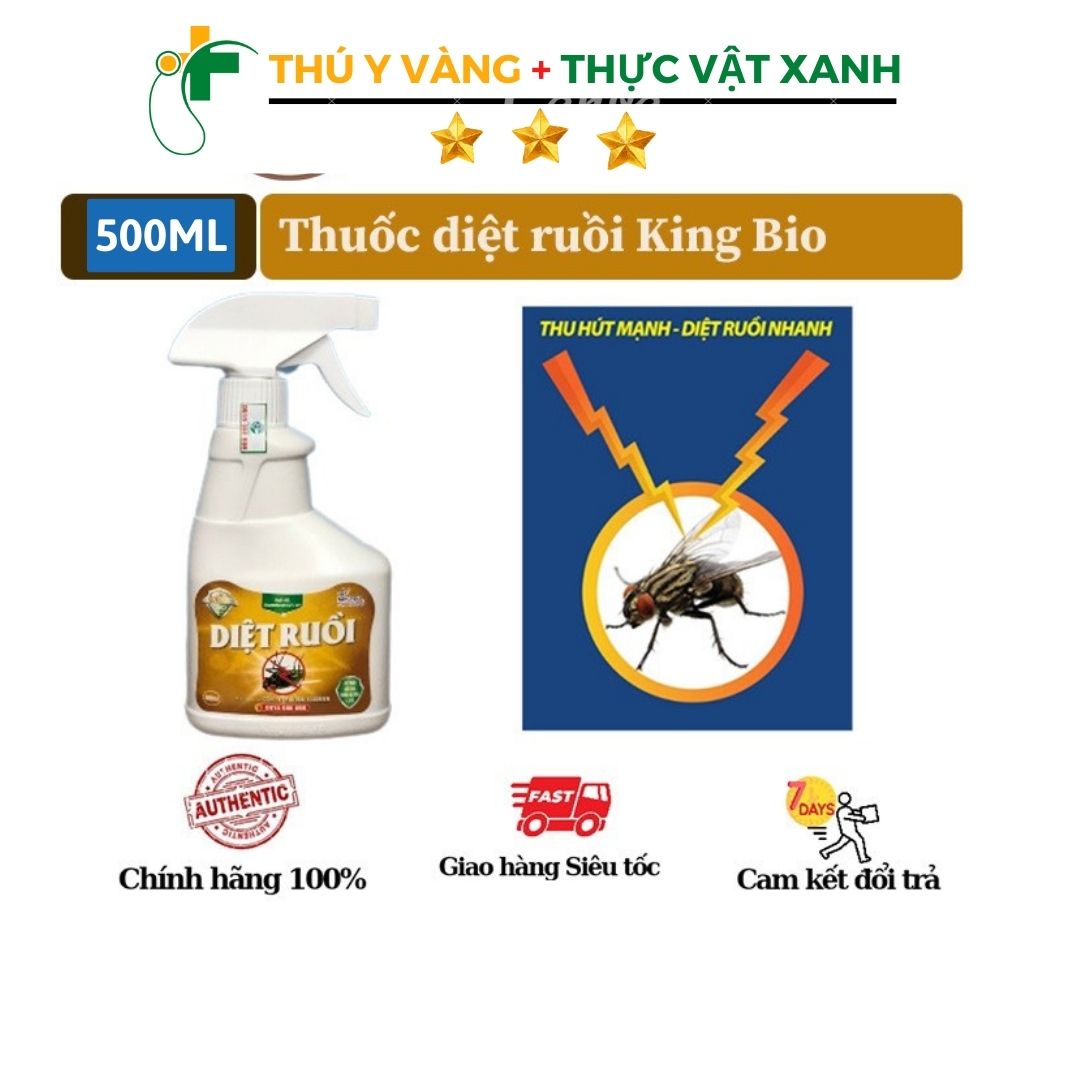 Xịt Ruồi Sinh Học KINGVINA Chai lớn 500ml