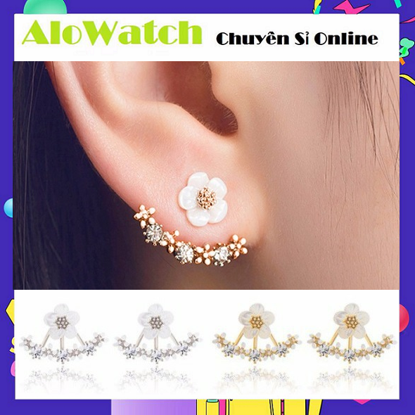 bông tai thời trang -khuyên tai phong cách hàn quốc- hoa tai nữ