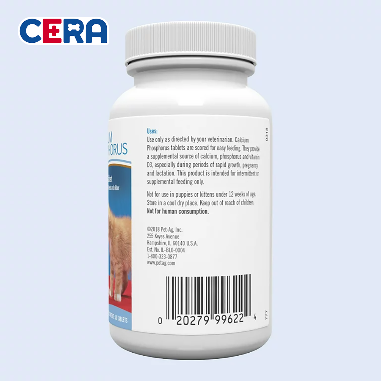 Viên Bổ Sung Canxi Cho Chó Mèo - Calcium Phosphorus Tablets