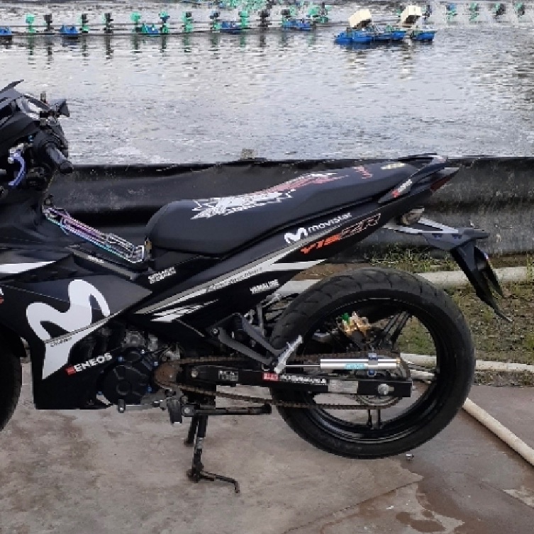 Tem rời ex 150 Y15ZR dán xe đen