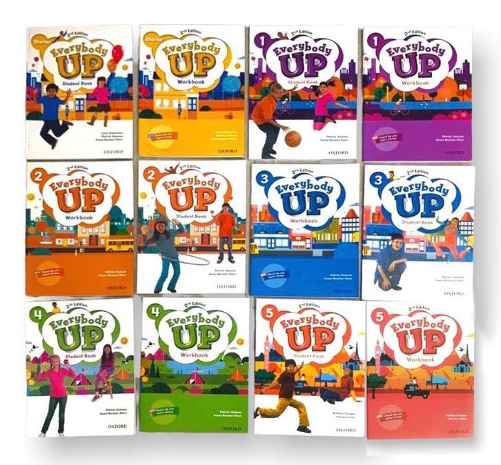 Sách Everybody Up Starter, 1, 2, 3, 4, 5: Class Book And Workbook