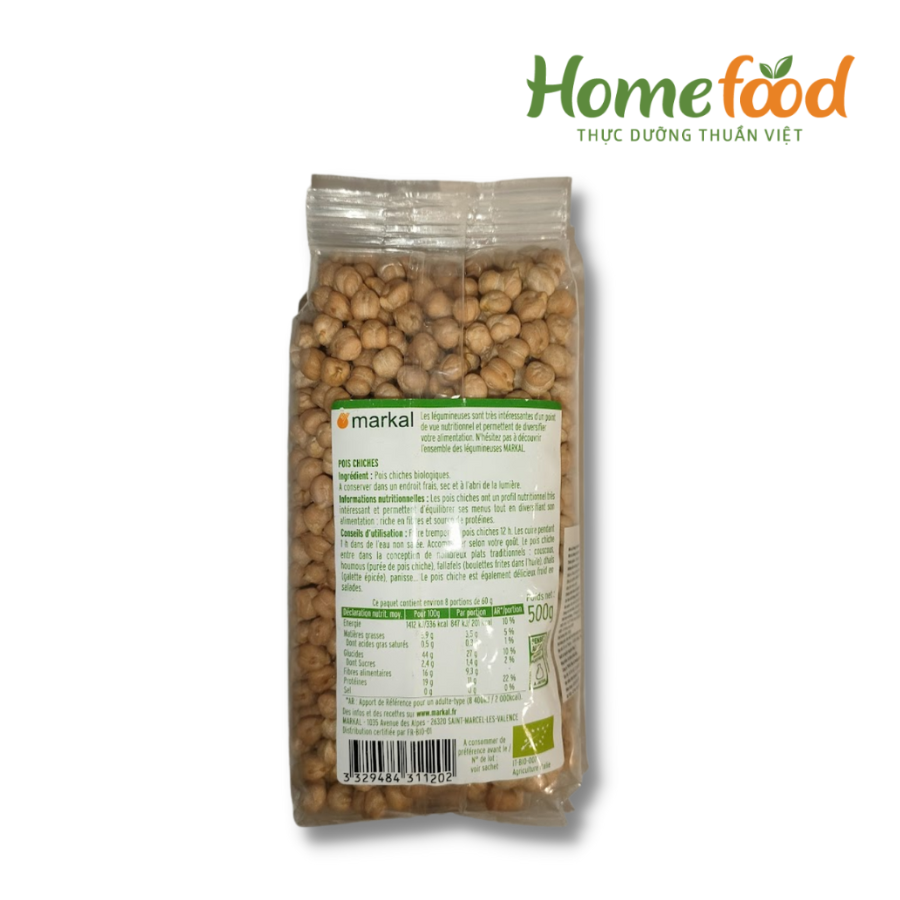 Đậu Gà Hữu Cơ Markal 500Gr/ Đậu gà
