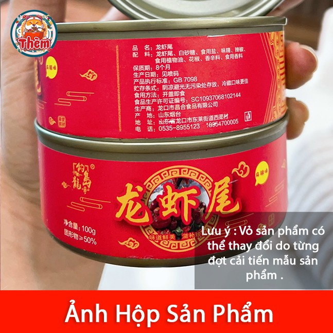 Tôm hùm đất sốt cay đóng hộp