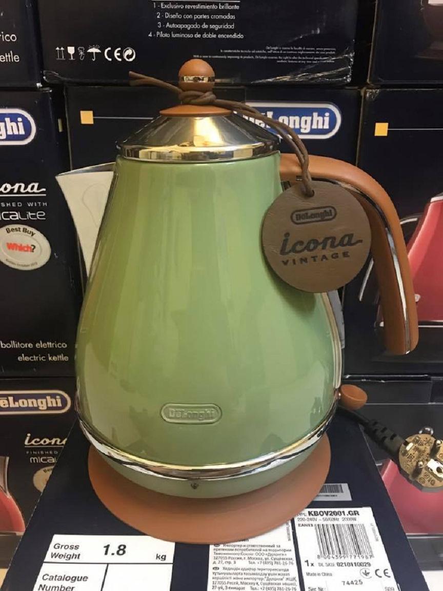 Ấm Siêu Tốc Delonghi KBOV 2001 GR
