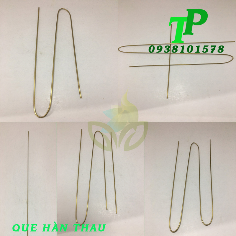 Que hàn thau dùng cho đồng và sắt