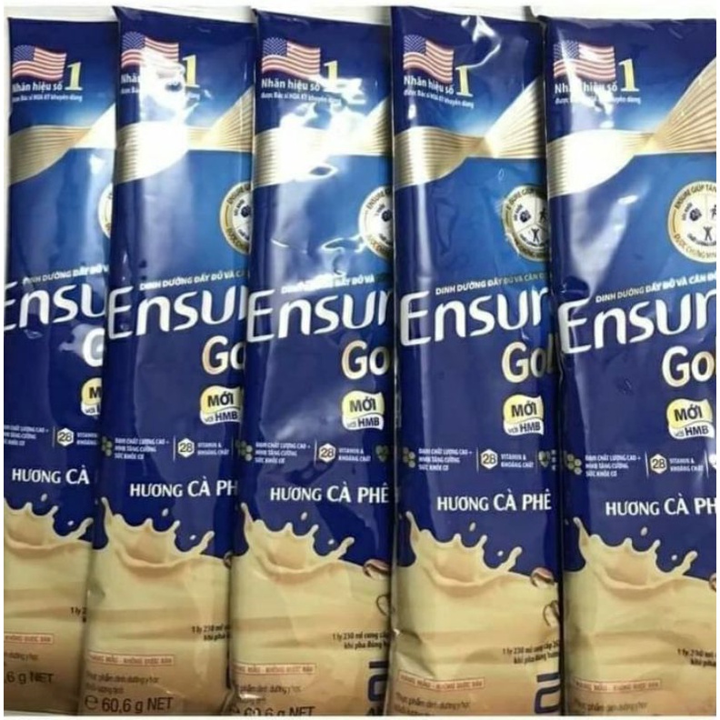 Sữa gói ensure hương vani ít ngọt