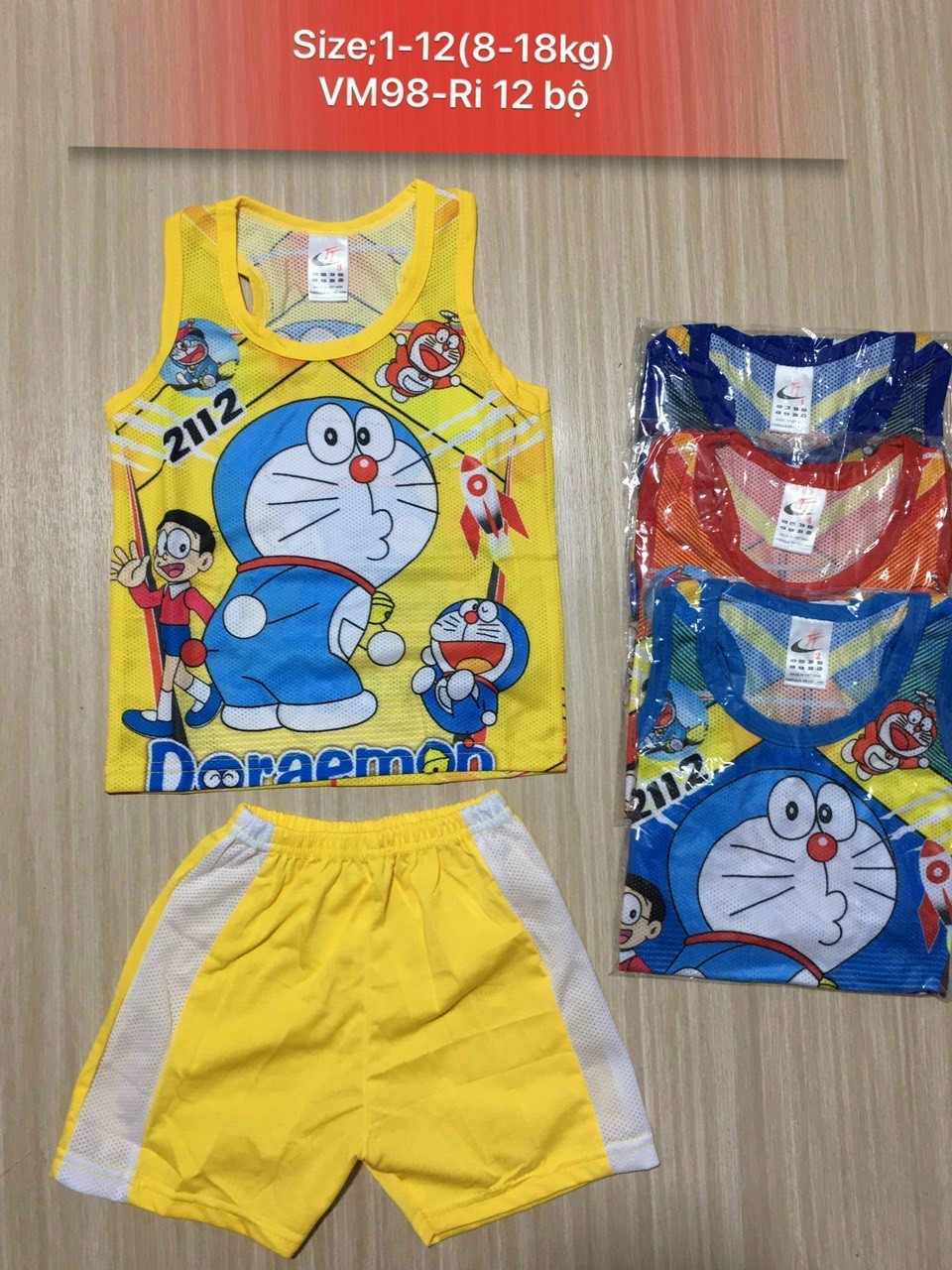 combo 3 bộ lưới cho bé trai 7-20kg